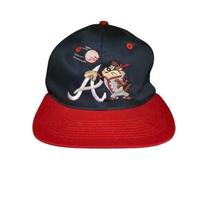 Vtg 1993 MLB Atlanta Braves Taz Snapback Hat Size OS